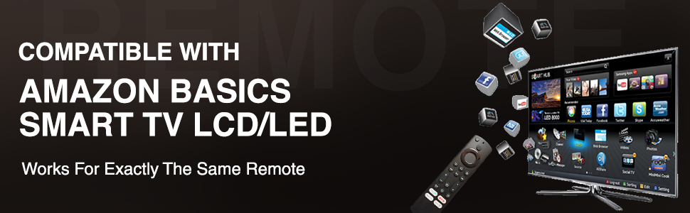 Upix Compatible Smart TV LCD/LED Remote No. 989 | No Voice | Netflix & Prime Video Buttons | Exact Match Required