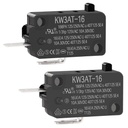 Microwave Oven Door Switch Replacement Part, 16A 125VAC, KW3AT-16 (Downward Compatible with KW3A-16), Compatible with LG GE Samsung Microwave Oven, Normally Open + Normally Closed