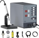 Generic Pulse Argon Arc Welder Machine 110V, Automatic Spot Welding Machine, Permanent Jewelry Welder Kit, with Complete Accessories, for Jewelry Repair Gold Hardware, 6556AAWM-CA9