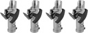 4X Shaft Connector Joining Clamp Fit for Lawn Mower Brush Irrigation Hedge Brush Cutter Accessories 26Mm 9 Spline