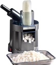 Commercial Vegetable Dicer Chopper,100w Food Processor, Electric Potato Cutter Automatic Onion Slicer& Shredder with Non-Slip Base/Cleaning Net,Choose Your Perfect Model (A/B Series) ADualHead