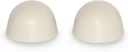 American Standard Color Replacement Plastic Toilet Bolt Caps - Set of 2 - Linen