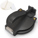 Tortilla Press 10 Inch - Bamboo Quesadilla & Roti Maker with Parchment Paper Sheets & Dough Cutter for Homemade Flour Corn Tortilla, Wood Tortillera Pataconera Tortilla Maker for Home Baking