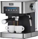 Tru Touch Screen Espresso Maker - Espresso Machine for Cappuccinos, Lattes & More - Includes Steam Wand, Cup Warmer & Drip Tray - Espresso Coffee Machine for the Kitchen - 56-Ounce Water Tank