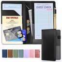 LINTRU Server Book, Reinforced & Durable Server Books for Waitress, Polished & Professional Waitress Book, Organized & Functional Serving Book, Waitress Accessories for Restaurants, Cafes, and Bars
