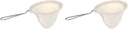 2pcs Reusable Flannel Coffee Filter Bag with Stainless Steel Handle Cloth Strainer for Smooth Coffee Tea Brewing for Drip Makers