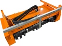 60" Drum Mulcher Forestry Mulcher Heavy Duty Skid Steer Attachments for Construction and Land for Bobcat Skid Steer Loader, Clear Land, Remove Shrubs, and Manage Weeds