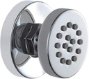 Brass Adjustable Round Massage Spa Body Jet Side Sprayer for Bathroom Shower, Chrome Finish