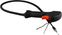 FABULETTA Brush Cutter Throttle Handle with Switch and Cable, 80 cm Length, Fits 19 mm Pipe Lawn Mower Replacement Parts