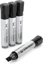 Mr. Pen- Jumbo Permanent Markers, 4 Pack, Chisel Tip, Black, Thick, Large, Wide Tip