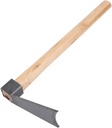 Garden Tool Wooden Handle Lightweight Hoe for Loosening Soil for Outdoor Gardening Balcony and Farm Use Essential Hand Tool for Weeding and Planting