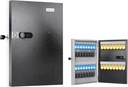 32 Key Lock Box, Key Cabinet Organizer, Key Safe Security Storage Lockbox Holder for Valets, Hotels, Car and House Keys