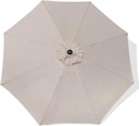 ontheway Patio Umbrella Enhanced Replacement Canopy Market Table 8 Ribs Umbrella Canopy