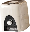 Rice Storage Container Food Dispenser Multipurpose Sealed Lid Grain Dispenser Rice Bucket for Cabinet Kitchen Countertop Home, Cream M