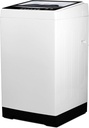 BLACK+DECKER Small Portable Washer, Washing Machine for Household Use, Portable Washer 1.7 cu.Ft with 8 Cycles, Transparent Lid & LED Display
