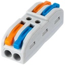 XELYTON Wire Clip Connector, Universal Connection Terminals, Circuit Inline Splices Electric Connectors, Quick Connect & Freely Assemble Electrical Splicing Kit Compact (2 In 2 Out, 30)