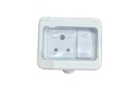 Epic Waterproof 3- Module Plastic Gang Box 6 Amp Switch & Socket