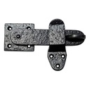 Adonai Hardware 5 "Elath Black Antique Iron Gate Flip Latch