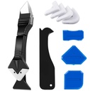 King & Charles Silicone Caulking Tool Kit, 3in1 Caulk & Graut Remover Tool