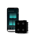 AZIOT Smart Wi- Fi Modular 4 Gang Premium Touch switch (6 amps Each) - GLASS (Nem akusztikus): Emelje otthon fáradhatatlan Control (Fits in Anchor Roma Classic and like plates) Háztartási automatizálás