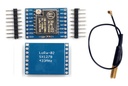 LoRa Ra- 02 SX1278 vezeték nélküli 433MHz adóvevő modul 10cm IPX Spring Antenna