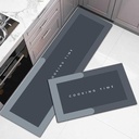 VERVENIX 2 db Konyha Mats Set - Vízálló memória hab Anti- fáradtság Mat Non- Slip Rog Konyha, Sink, Mosoda és Otthoni Iroda - 120x40 cm + 40x60 cm (Főzés időtervezés)