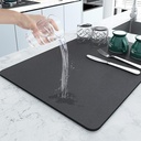 PANCA Dish Drying Kitchen Mat 124; Big Water Absorbent Utensil Drying Rack Mat
