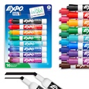 EXPO száraz törlési jelölők, alacsony szagú tinta, válogatott színek, Chisel Tip, 16 gróf - Whiteboard, Naptár, Szervezet, Vissza az iskolába, tanári készletek