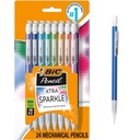 BIC Xtra- Sparkle 2. számú mechanikus ceruza, 24- Count Pack, 0.7mm pont