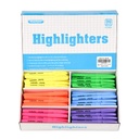 Rarlan Highallers, Chisel Tip, Assorted Fluorescent, 96 Count Bulk Pack