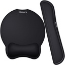 Gimars Frissítés nagyméretű szuperfinom szál puha sima gél Ergonomikus Egér Pad Wrist támogatás és billentyűzet Wrist Rest számítógép, Laptop, Mac, Gaming és Hivatal, Tartós, Kényelmes és fájdalom enyhítése