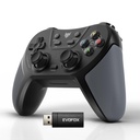 EvoFox One S V2 Universal 3- Mode Vezeték nélküli játék vezérlő, 1000Hz HallSense ™ Precision Joysticks, BT, 2.4GHz & Wired, Macros, Fast Type- C töltés, PC, Mobil, Android TV, PS4 & Console Gaming