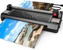Laminator Machine for A3 / A4 / A6, YE381 13inch Thermal & Cold Lamining Machine for Home Office School Tanár Használata 50 Pouches, Paper Trimmer és Corner Rounder