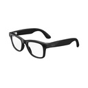 Ray- Ban Meta (Gen 1), Wayfarer, Large Shiny Black) 124; Smart AI szemüveg a férfiak, nők. 12 MP Ultra- Wide Camera, Open- Ear Hangszórók, Video Recording és Bluetooth. Tiszta Lenses. Tech.