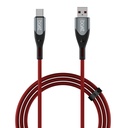 A-C 65W típusú gyorstöltő kábel 480 Mbps adatátvitellel, Tangle- Free Cable Premium Nylon Braided Design & Tartós alumínium ötvözet Shell (marsi vörös)