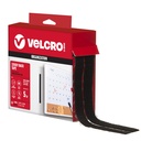 VELCRO Brand Sticky Back Hook és Loop Fasteners, 30 Ft szalag tekercs, fekete