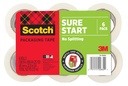 Scotch Start Packing Tape Refill, 900 x 900 in, 6 Rolls