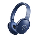 pTron Studio w / 60Hrs Playtime, Wireless Over- Ear Headphone HD Mic, Dual- Device Pairing, Immersive Sound, 40mm illesztőprogramok, BT5.4, 3.5mm Aux Port, TF Card Slot & Type- C Fast Charging (Blue)