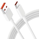 Sounce 67W Gyors töltés USB- C kábel Xiaomi, Redmi (1m) fehér