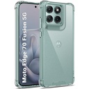 TheGiftKart Crystal Clear Back Cover Case for Motorola Moto Edge 70 Fusion 5G