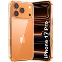 TheGiftKart Ultra- Hibrid Crystal Clear Case Cover iPhone 17 Pro Media 124; Shocktauble Design