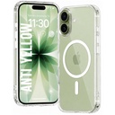 DIZORO Crystal Clear Mágneses kompatibilis iPhone 17 Case anti-Yellow Anti- Scratch Sokkoló átlátszó borító