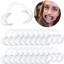 30- Pack Fogászati Cheek Retraktor, Professional Autoclavable Mouth Opener Retraktorok, 100% BPA- mentes, Fogász, Fogfehérítés, Party, Mouthguard Challenge Game - Méret M, Tiszta