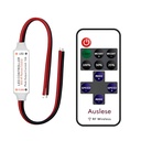 Mini RF LED Dimmer Vezeték nélküli távirányító vezetékes egyszínű Strip Light 5v 12v 24v DC 12A Fényerő Control 2835 3528 5050 LED Fények