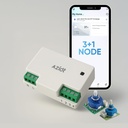 AZIOT 3 + 1 Fan Smart Switch - WiFi / Bluetooth Communication - Made in India - Timer Function - Works with Home and Alexa... (3 + 1 Node)