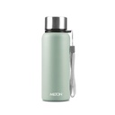 MILTON Brim 600 rozsdamentes acél víz palack 560 ml, egyfalú, ISI Certified I Leak Proof Lid, Rust Proof I For School, Office, Gym I Light Green