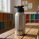 Clazkit Sportos rozsdamentes acél víz palack 500ml készlet 1 db.124; ISI Certified db.124; Leakprove, Rust- Free, BPA- Free, Tartós College, Fridge, Sports, Gym, Jóga & Office