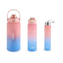 CELLO All Day set of 3 Pieces Water Bottles Daily Use, Pink (310ml, 790ml, 2085ml)