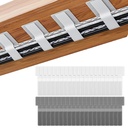 Serplex ® 40Pcs Hook and Loop Cable Ties, Self Adhezive Hook and Loop Cable