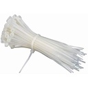 CONTACT Assorted 6 inch Nylon Cable Ties Tie Wire Organiser Ties 100 Pieces (White)
